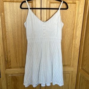 Le Chateau Lined Lace Dress